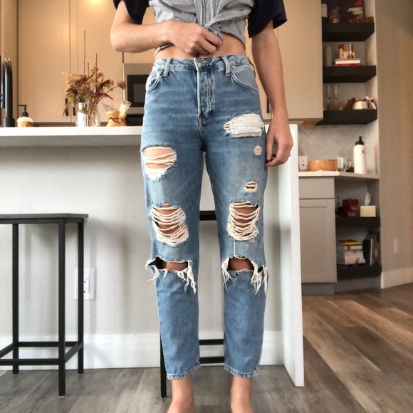 Topshop MOTO Mom Jeans - 27 - Picture 5 of 6